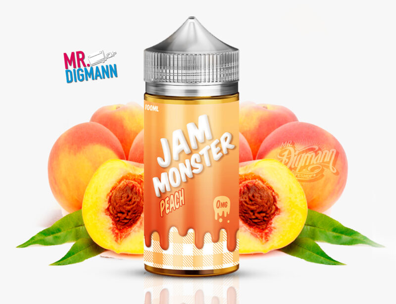 Jam Monster - Tostadas - Mantequilla - Mermelada de Durazno