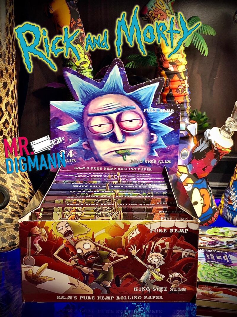 Papelillos Rick And Morty 100% Cáñamo- Sábanas + filtros