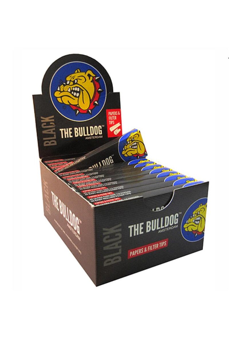 Papelillos Bulldog Black 1 1/4 + filtros