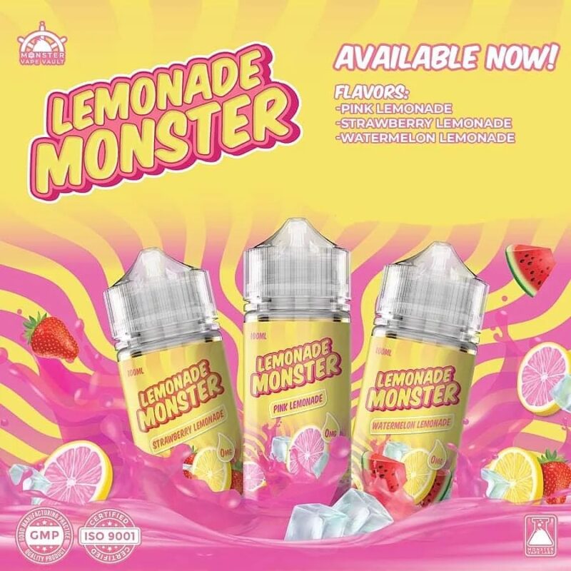 Monster Lemonade Pink 3mg/24mg